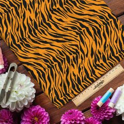 Ткань шелк Армани тонкий тигринный узор