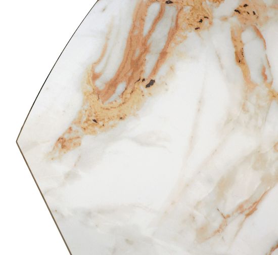 Стол TERAMO 135 GLOSS GRAND JADE SOLID CERAMIC, керамика, поворотн.механизм / Черный каркас