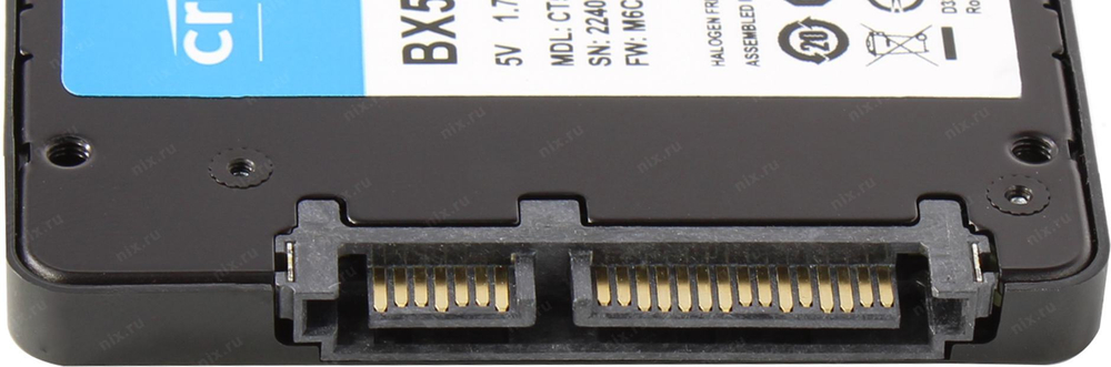 Накопитель SSD 500 Gb SATA 6Gb/s Crucial BX500 &lt;CT500BX500SSD1&gt; 2.5"