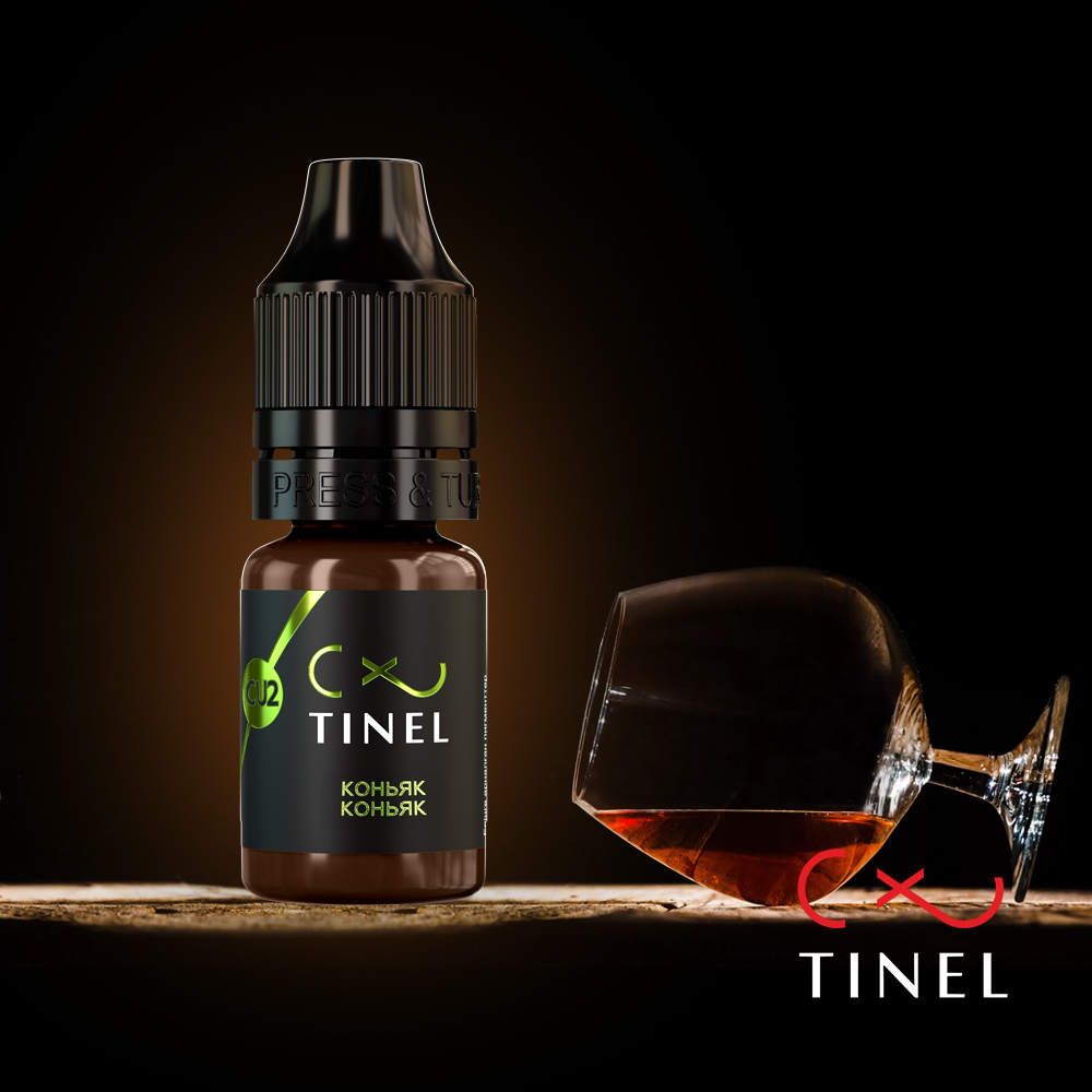 Пигмент для татуажа Тинель CU2 Коньяк