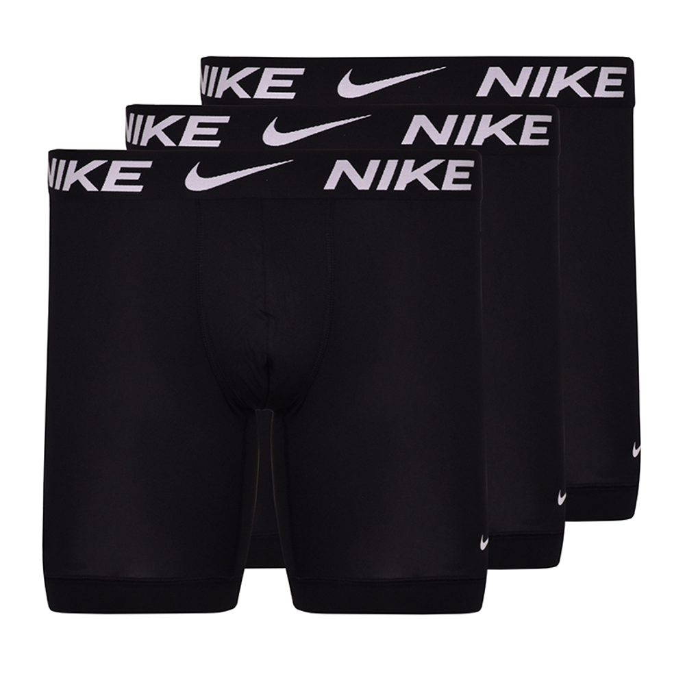 Боксерки теннисные Nike Boxer Brief Long 3P - black/black/black