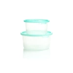 Комплект контейнеров СВЧ (0,,8л) круглых с клапаном СМАЙЛ (комплект 72 шт)