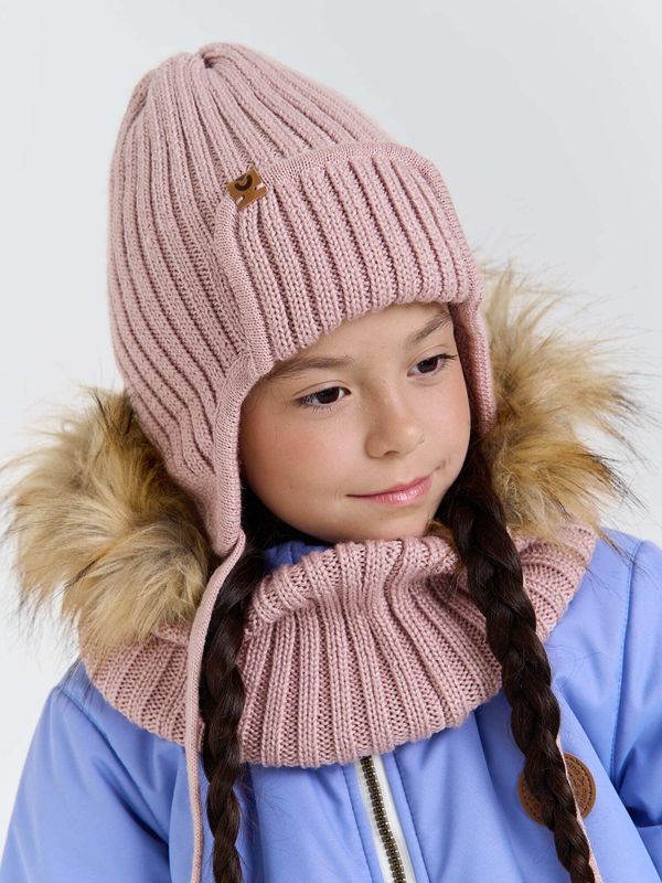 Шапка ушанка зимняя из смесовой шерсти 