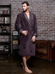 Халат мужской Christopher без капюшона Антрацит "Polens"