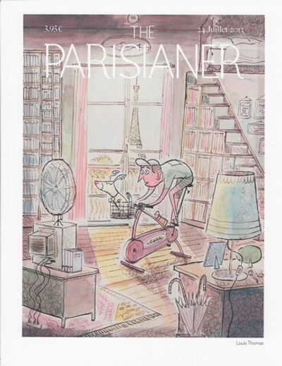 Постер журнала The Parisianer 24-07-2013, двойной
