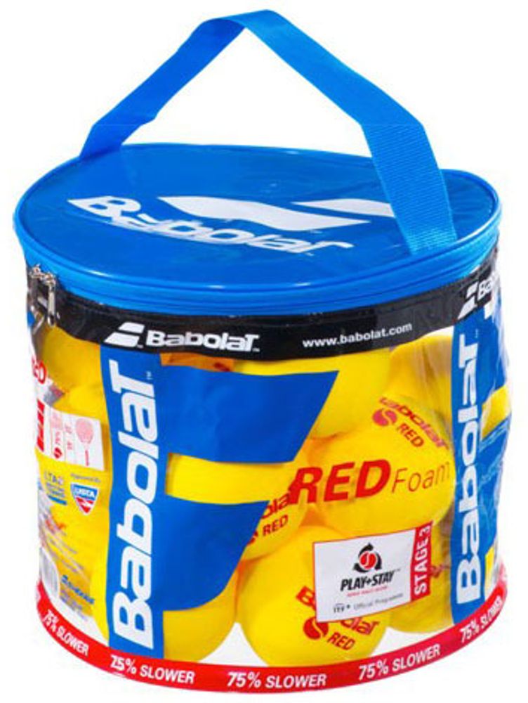 Детские теннисные мячи Babolat Red Foam Bag 24B