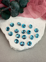 Риволь Rivoli 8 мм, Dark aquamarine