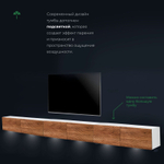 Тумба под телевизор лофт, тумба напольная Нью Йорк с фасадами из дуба