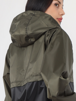 Спортивный костюм Prival Ветровлагозащитный женский, чёрный+хаки