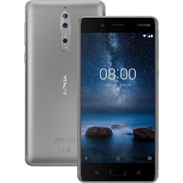 Nokia 8 64GB Dual (4GB RAM) TA-1004 Silver (Стальной)
