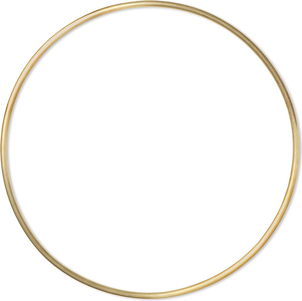 Панно Ferm Living Deco Frame okrag mosiadz, металл, 45 15 см