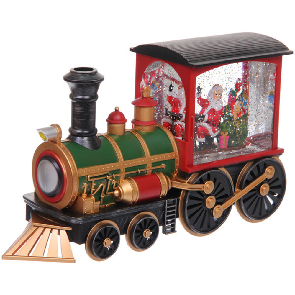 Сувенир с подсветкой «Волшебное путешествие» 31,4*9,8*17 см, 8 мелодий, подсветка, эффект снегопада (работает от 3*АА, USB)