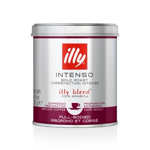 İlly kofe Espresso INTENSO Qovrulmuş Qəhvə 125 qr (dəmir banka)