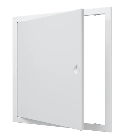 Л4040Р Люк-дверца ревизионная 396х396/418х418 с ручкой