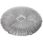 Тарелка 20см «Нимфа» серебро