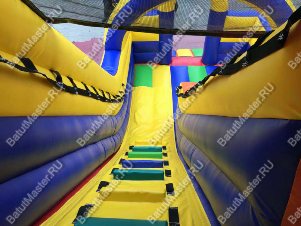 Коммерческий надувной батут "Жонглирующий клоун" 7*3.5*4.5 м