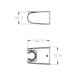 Крепление настенное Lemark LM8083BL поворотное для лейки