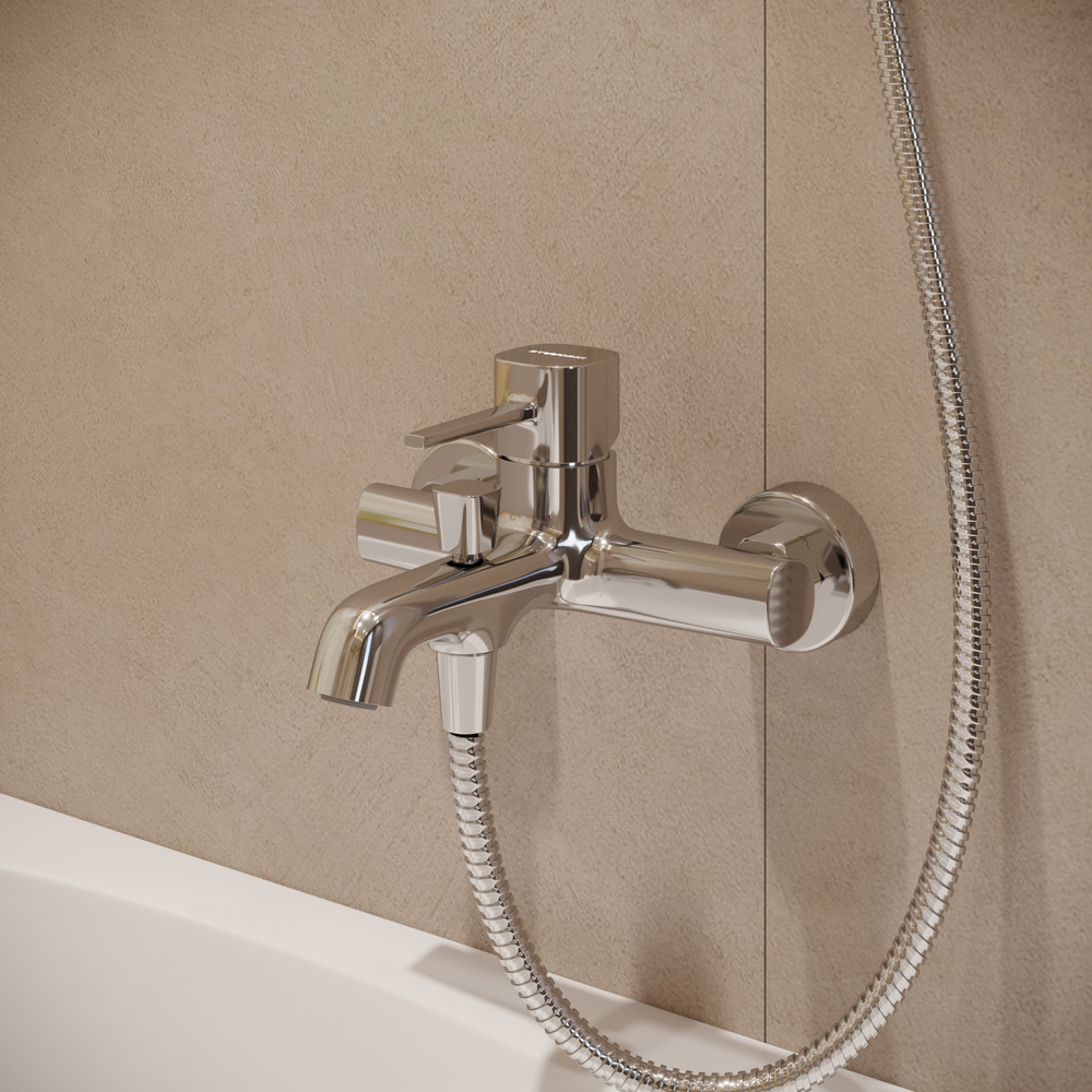 Смеситель для ванны с душем STWORKI Эстерсунд S31100CR хром