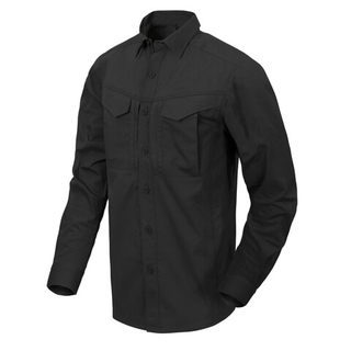 Helikon-Tex DEFENDER Mk2 Shirt long sleeve® - PolyCotton Ripstop - Black