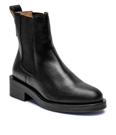 Кожаные ботильоны Iryna BOSS BLACK - черный(50536638)