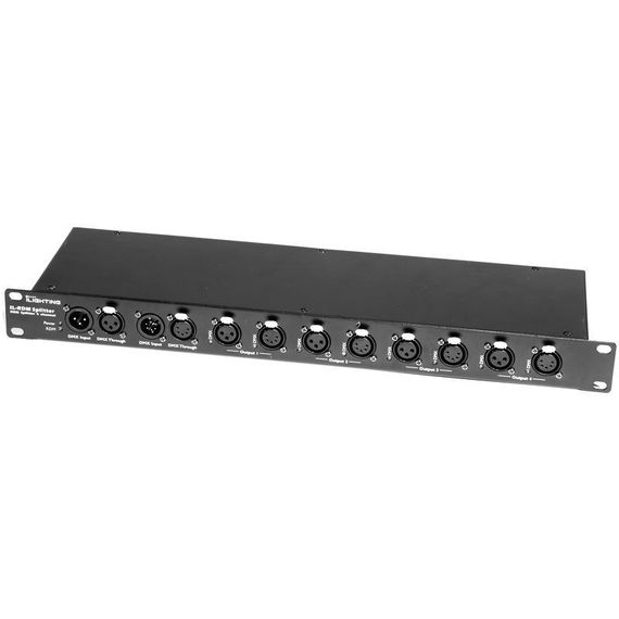 IL-RDS4 - RDM Splitter DMX 1 вход 4  выхода. Входные разъемы: 1 Х 3 и 5-пиновые XLR-разъемы. Выходны