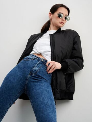 Женский бомбер "Хаус" черный