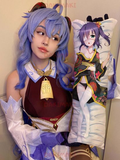 Мини дакимакура Рикка Таканаши из Чудачества любви не помеха арт. M0851, 60х20 см