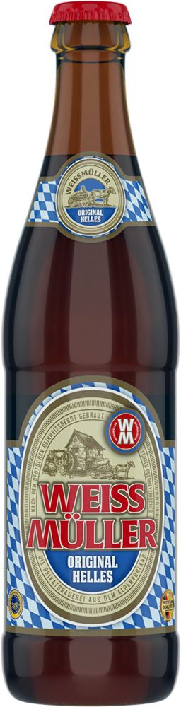 Пиво Вайсмюллер Премиум Хелес / Weissmuller Premium Helles 0.5л - 10шт