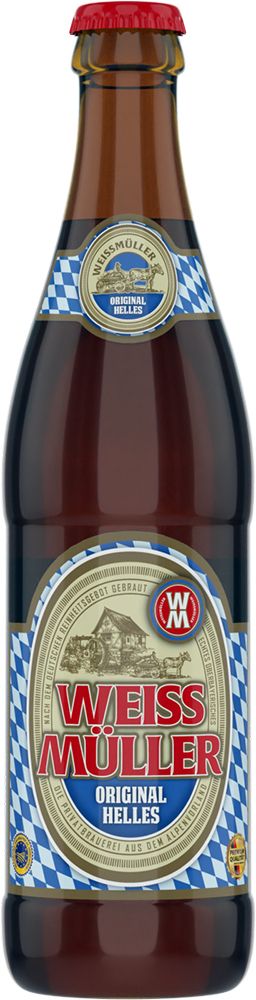 Пиво Вайсмюллер Премиум Хелес / Weissmuller Premium Helles 0.5л - 10шт