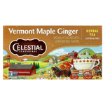 Celestial Seasonings, травяной чай, вермонтский кленовый сироп и имбирь, без кофеина, 20 чайных пакетиков, 31 г (1,1 унции)