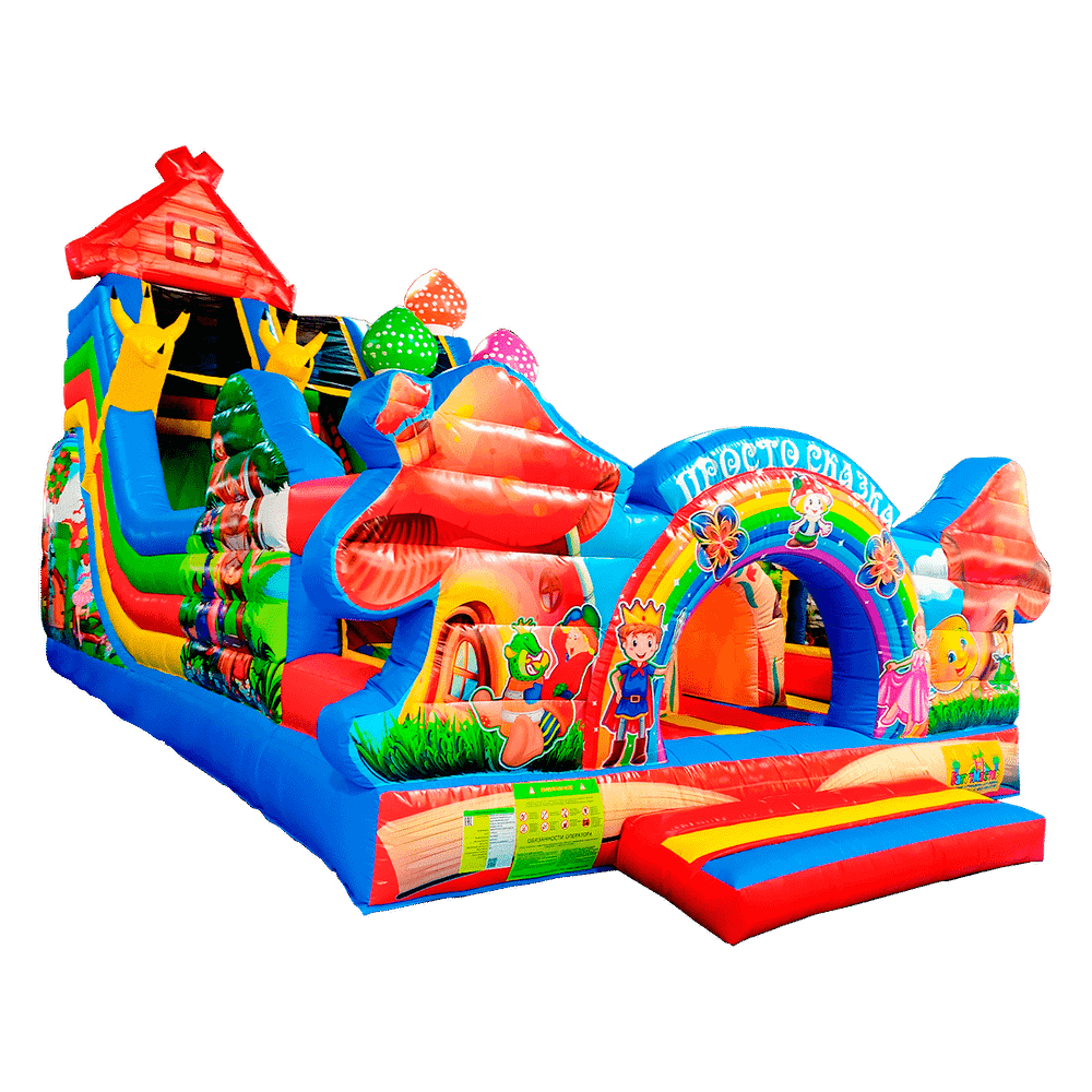 Коммерческий надувной батут «Просто сказка 2», 10*5*6 м