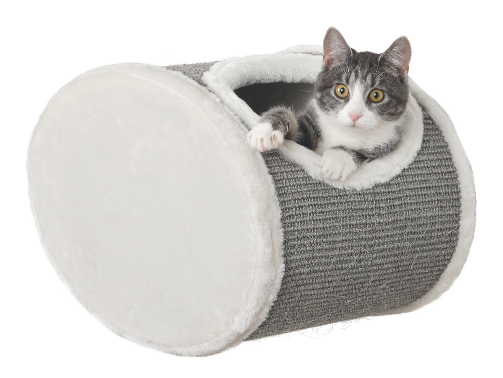 Подвесной домик для кошек Trixie Cuddly Cave, размер 54×28×33см., кремовый