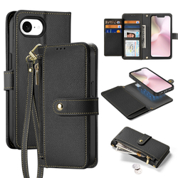 Чехол кошелек с MagSafe из TPU кожи от Dux Ducis для iPhone 16e, SE (с 2025-), серия Lawa Series Case