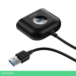 USB-хаб Baseus Square Round Black (CAHUB-AY01)