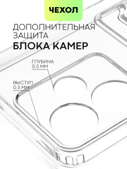 Чехол BROSCORP для Infinix Hot 30 (арт. INF-H30-TPU-01-POCKET)