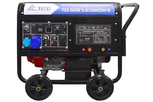 Сварочный бензогенератор TSS GGW 5.0/200EDH-R  - [5 кВт / MMA: 20-190А / Honda GX390]