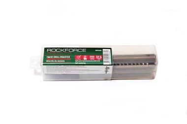 Сверло по металлу 13мм HSS+Co(5шт), в пластиковом футляре RockForce##Rock FORCE RF-DSP130H