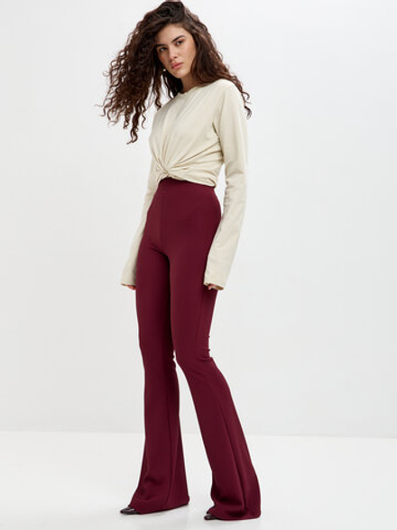 Легинсы Бонни в винном оттенке