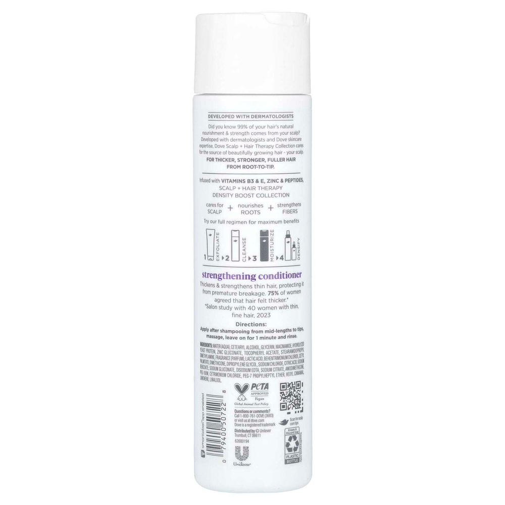 Dove, Scalp + Hair Therapy, укрепляющий кондиционер, 273 мл (9,25 жидк. унц.)