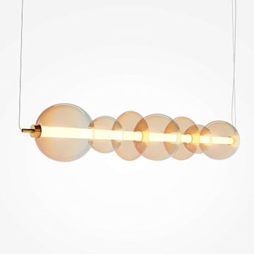 Подвесной светодиодный светильник 40W 3000K MOD307PL-L40BS3K латунь Futuro Modern Maytoni