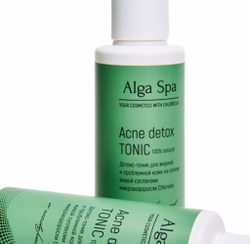 Детокс-тоник Alga Spa для жирной и проблемной кожи «Acne detox TONIC», 150мл