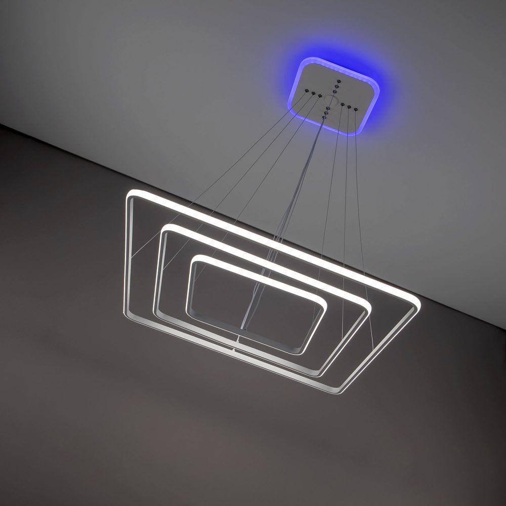 Citilux Неон Смарт CL731AK110E Умная подвесная люстра Белая