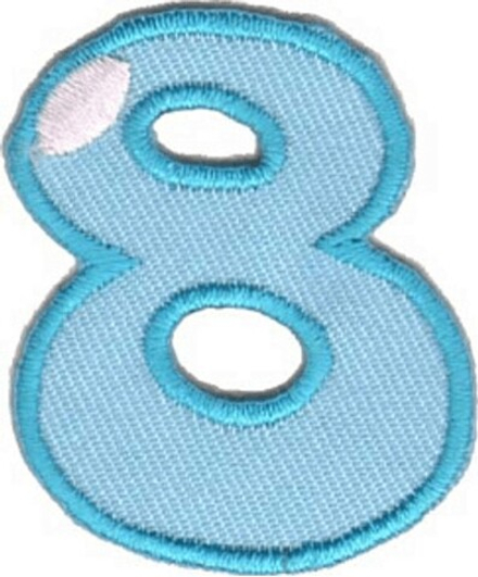 Термоаппликации HKM "Цифра "8" цветная