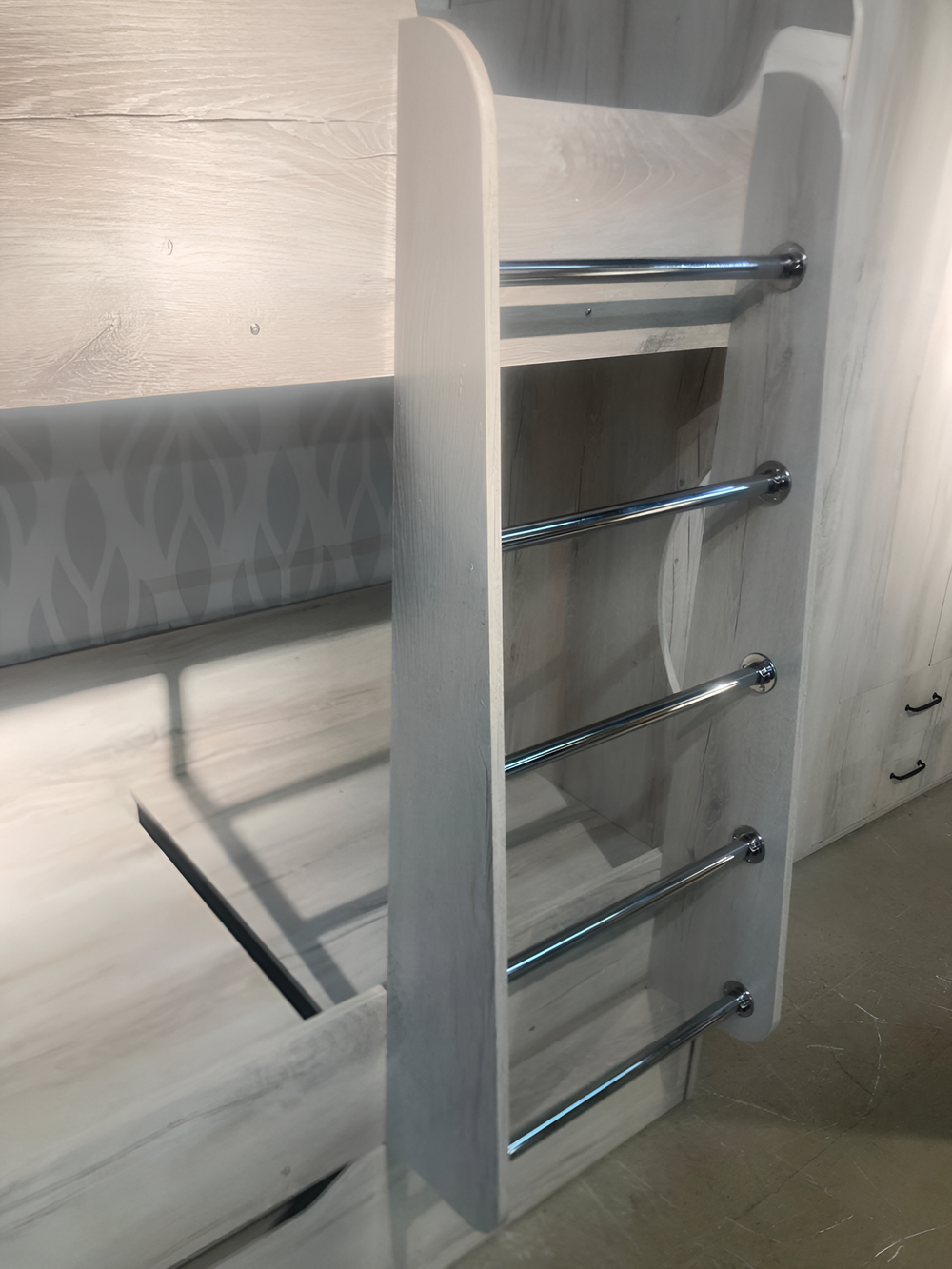 Кровать 2-х ярусная 3-х местная Монреаль Дуб Канадский