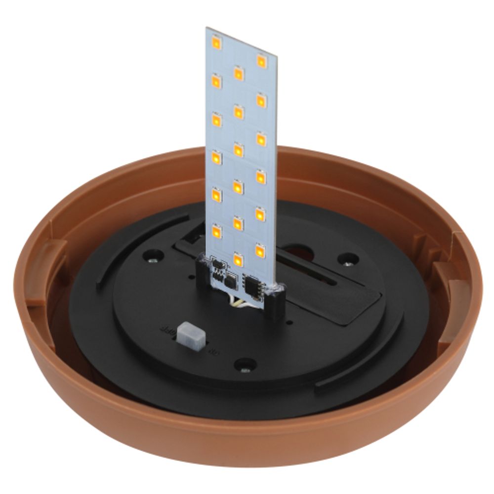 Светильник уличный ЭРА ERASF22-35 на солнечной батарее садовый Факел бамбук