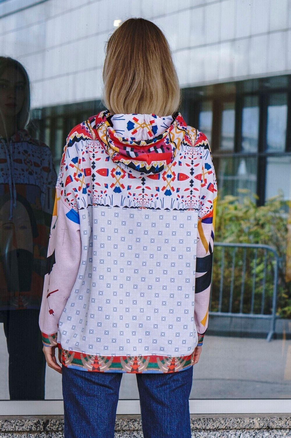 Худи «Малевич», по мотивам живописи Казимира Малевича ("Голова крестьянина")