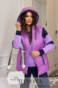 Жилет 21-132-лаванда Minova