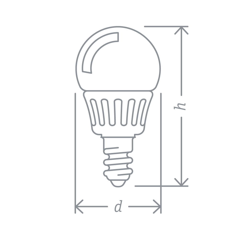 Лампа Navigator 94 476 NLL-P-G45-5-230-2.7K-E14
