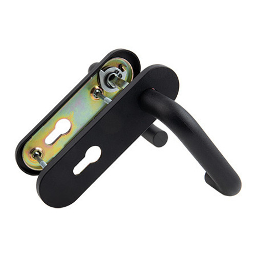 Ручка на планке HP-72/1303-BL (Черная) Апекс