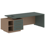 Стол руководителя с тумбой тип 2 VELION